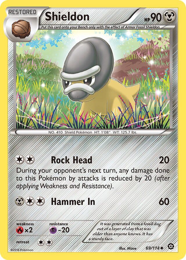 Shieldon - XY Steam siege 69/114, Fini: Unlimited
