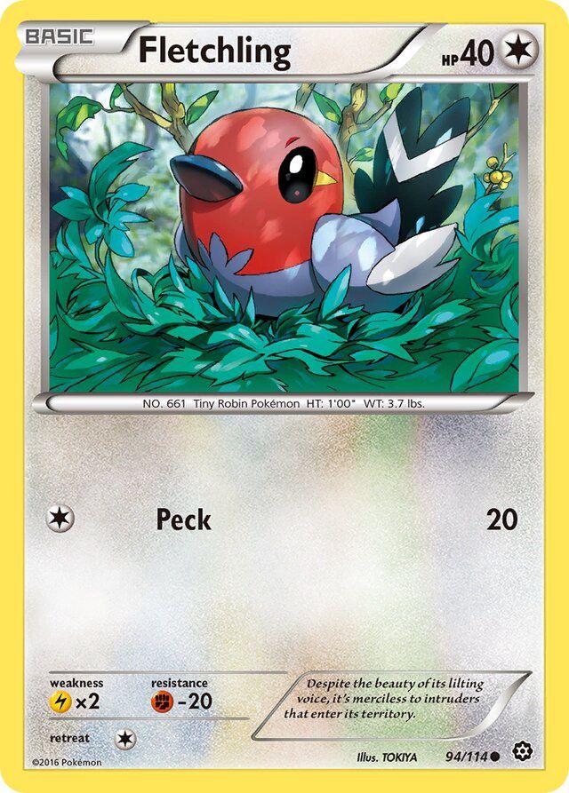 Fletchling - XY Steam siege 94/114, Fini: Unlimited