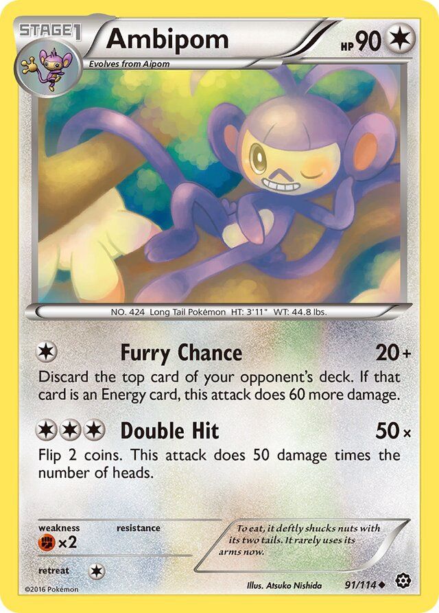 Ambipom - XY Steam siege 91/114, Fini: Unlimited