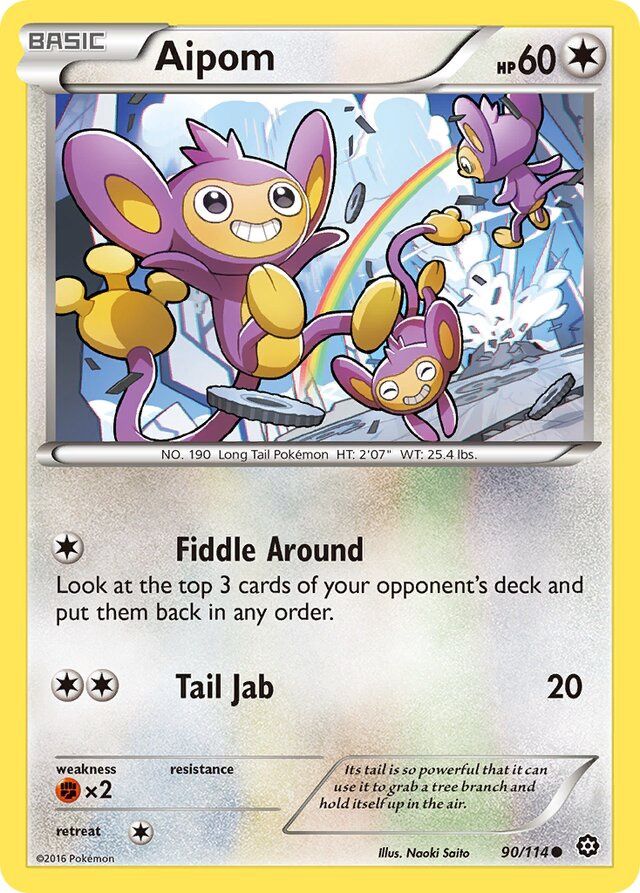 Aipom - XY Steam siege 90/114, Fini: Unlimited