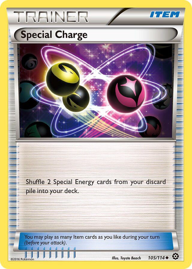 Trainer Special charge - XY Steam siege 105/114, Fini: Unlimited
