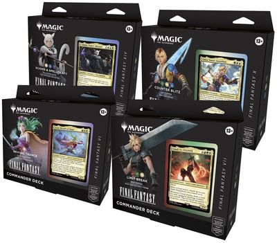 MTG FINAL FANTASY COMMANDER - ENSEMBLE DE 4