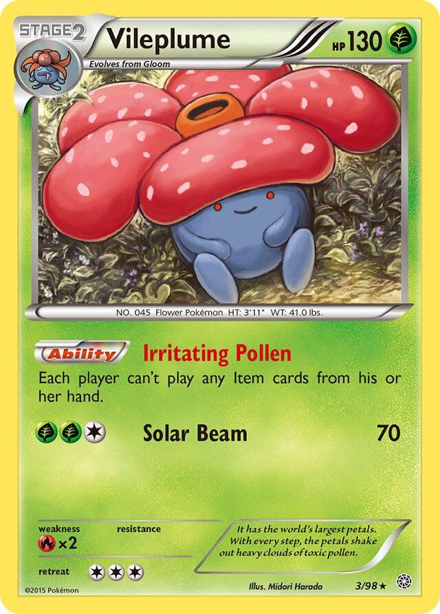 Vileplum - XY - Ancient origins 3/98, Fini: Unlimited