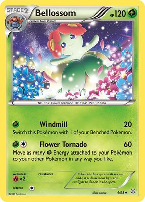 Bellossom - XY - Ancient origins 4/98