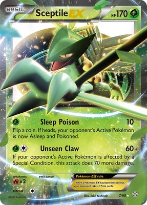 Sceptile EX - XY - Ancient origins 7/98