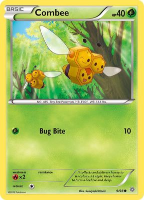 Combee - XY - Ancient origins 9/98