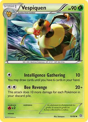 Vespiquen - XY - Ancient origins 10/98