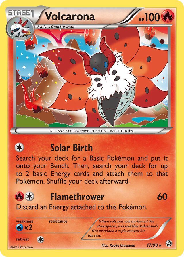 Volcarona - XY - Ancient origins 17/98, Fini: Unlimited