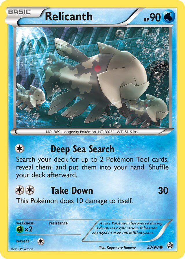 Relicanth - XY - Ancient origins 23/98, Fini: Unlimited