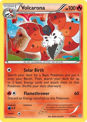 Volcarona - XY - Ancient origins 17/98