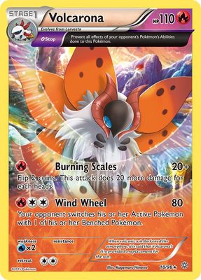 Volcarona - XY - Ancient origins 18/98