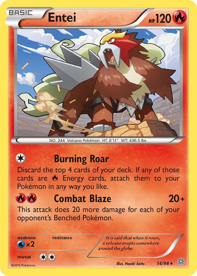 Entei - XY - Ancient origins 14/98, Fini: Unlimited