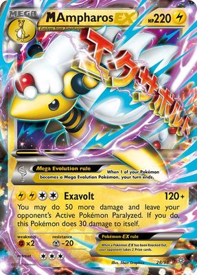 MAmpharos EX - XY - Ancient origins 28/98