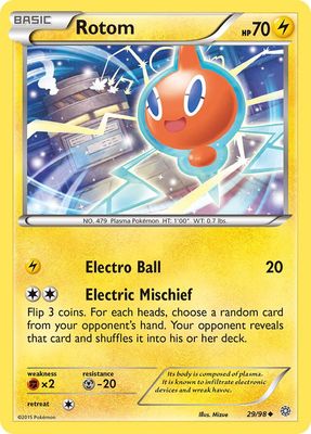 Rotom - XY - Ancient origins 29/98