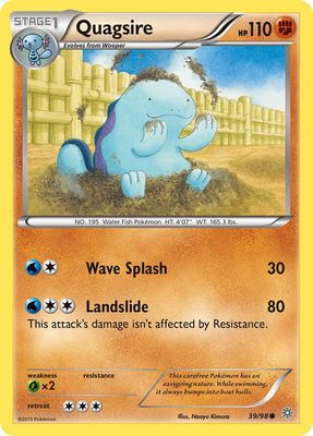 Quagsire - XY - Ancient origins 39/98