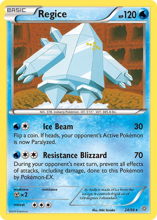 Regice - XY - Ancient origins 24/98, Fini: Unlimited