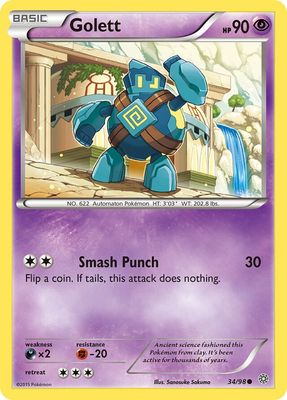 Golett - XY - Ancient origins 34/98