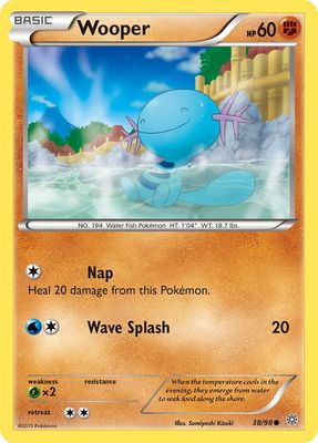 Wooper - XY - Ancient origins 38/98
