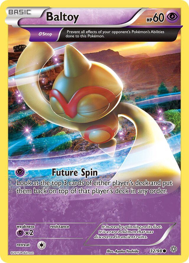 Baltoy - XY - Ancient origins 32/98, Fini: Unlimited