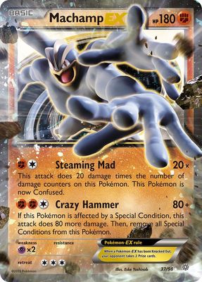 Machamp EX - XY - Ancient origins 37/98