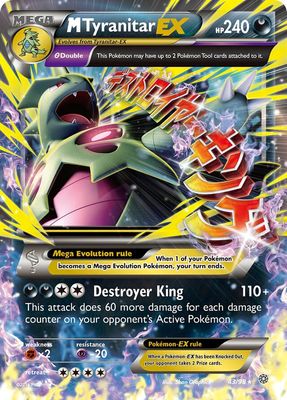 MTyranitar EX - XY - Ancient origins 43/98