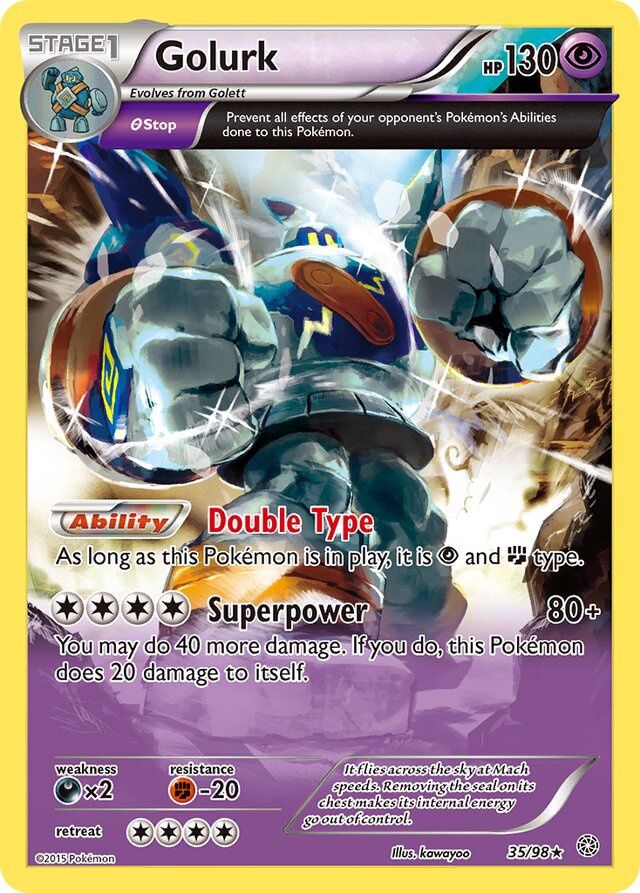 Golurk - XY - Ancient origins 35/98, Fini: Unlimited