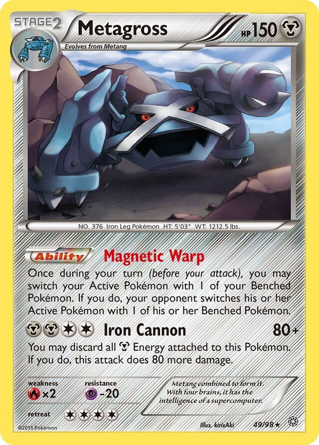 Metagross - XY - Ancient origins 49/98, Fini: Unlimited