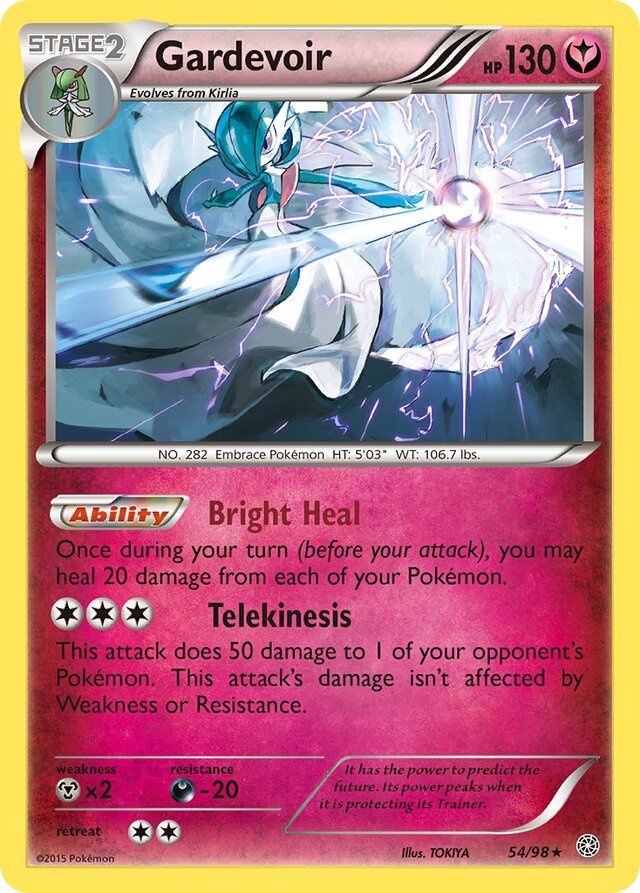 Gardevoir - XY - Ancient origins 54/98, Fini: Reverse holo