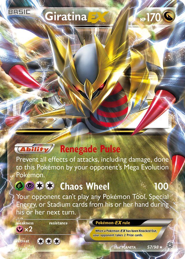Giratina EX - XY - Ancient origins 57/98, Fini: Holofoil