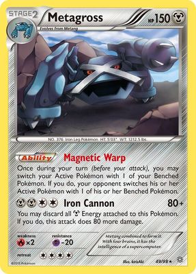 Metagross - XY - Ancient origins 49/98