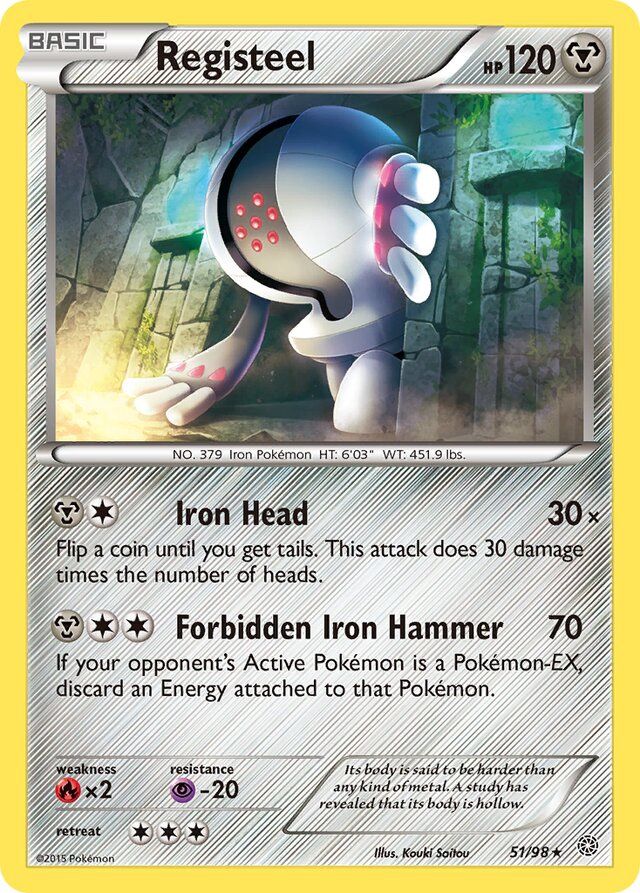 Registeel - XY - Ancient origins 51/98, Fini: Unlimited