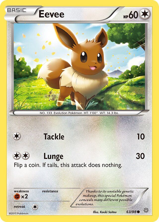 Eevee - XY - Ancient origins 63/98, Fini: Unlimited