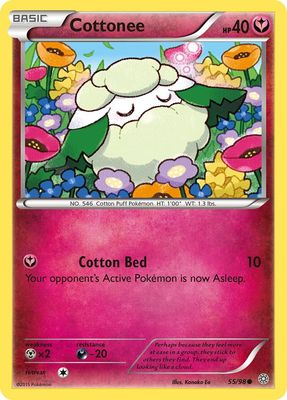 Cottonee - XY - Ancient origins 55/98