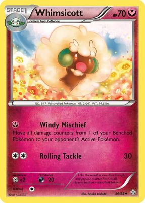 Whimsicott - XY - Ancient origins 56/98