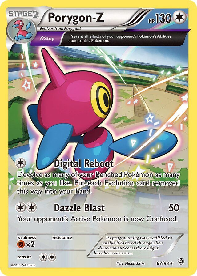 Porygon-Z - XY - Ancient origins 67/98, Fini: Reverse holo