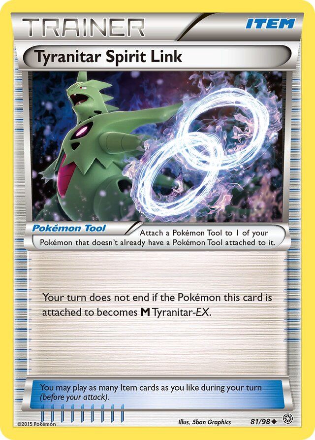 Trainer Tyranitar spirit link - XY - Ancient origins 81/98, Fini: Unlimited