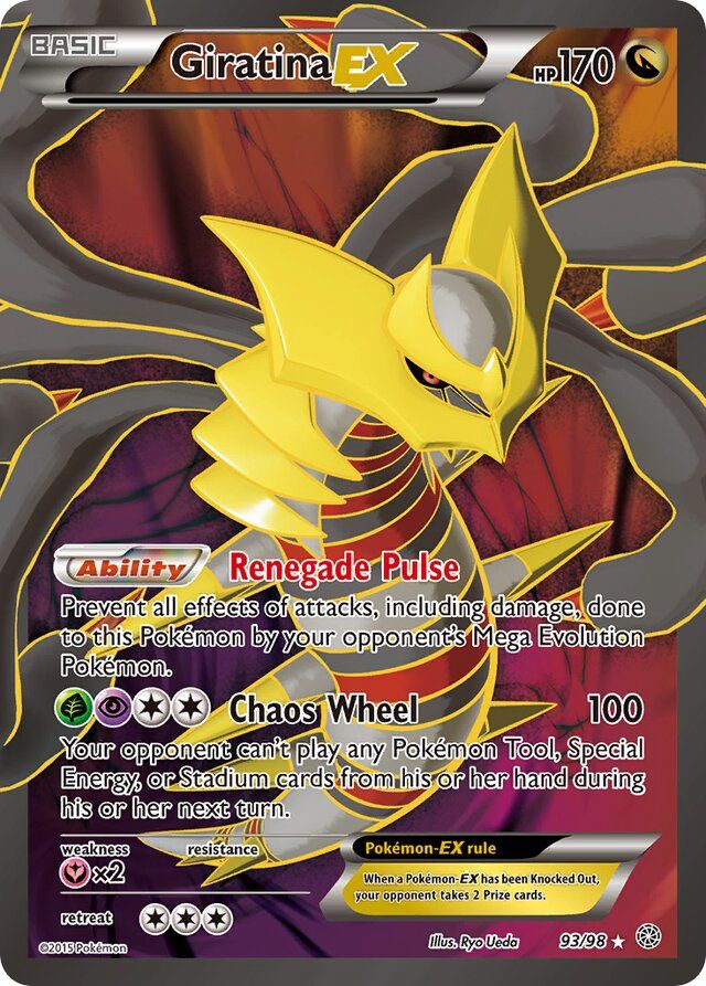Giratina EX - XY - Ancient origins 93/98, Fini: Holofoil