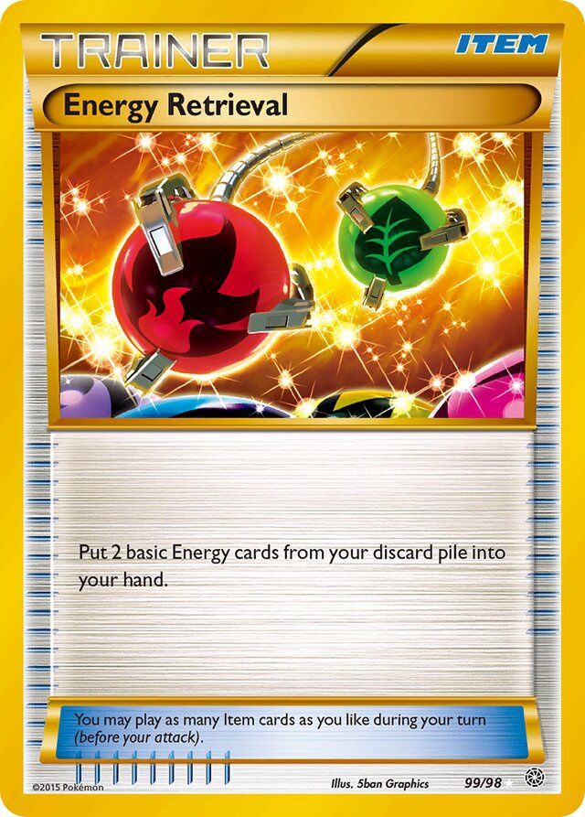 Trainer Energy retrieval - XY - Ancient origins 99/98, Fini: Holofoil