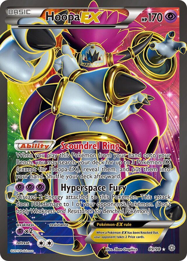 Hoopa EX - XY - Ancient origins 89/98, Fini: Holofoil