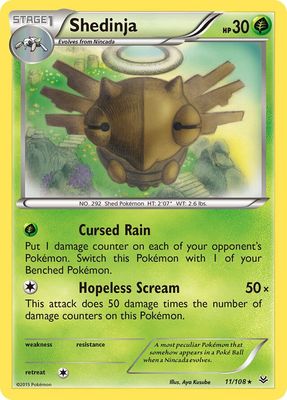 Shedinja - XY Roaring skies 11/108
