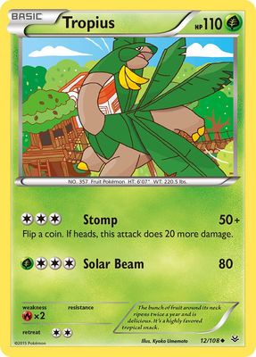 Tropius - XY Roaring skies 12/108
