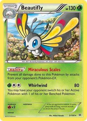 Beautifly - XY Roaring skies 5/108