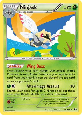 Ninjask - XY Roaring skies 10/108