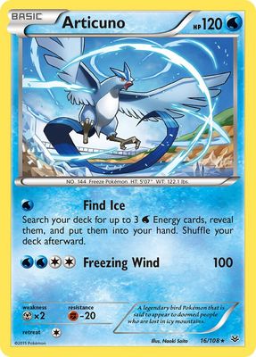 Articuno - XY Roaring skies 16/108