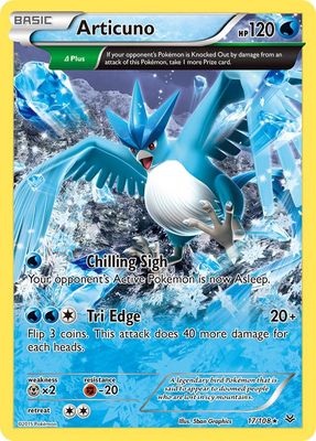 Articuno - XY Roaring skies 17/108