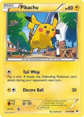 Pikachu - XY Roaring skies 20/108