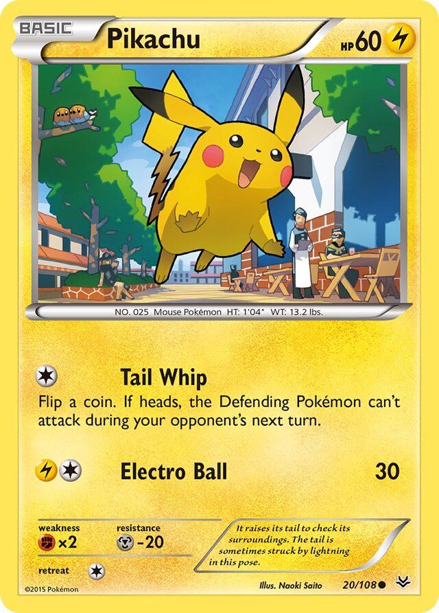 Pikachu - XY Roaring skies 20/108, Fini: Unlimited