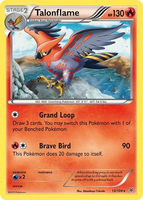 Talonflame - XY Roaring skies 15/108