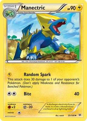 Manectric - XY Roaring skies 25/108