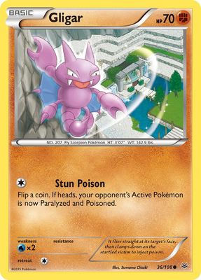 Gligar - XY Roaring skies 36/108